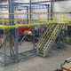 Custom Mobile Steel Access Platform and Stairs