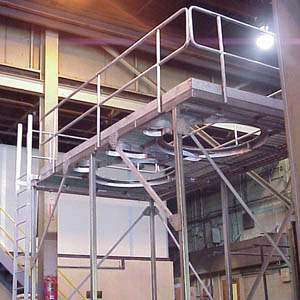 Custom Stainless Steel Sanitary Maintenance Platform
