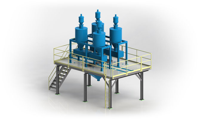 Custom Structural Steel Equipment Access Platform