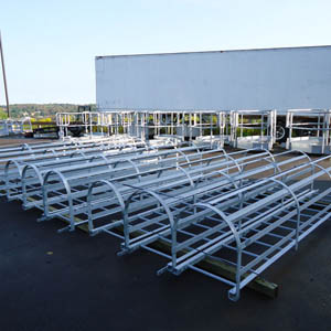 Galvanized Steel Ladder and Cage