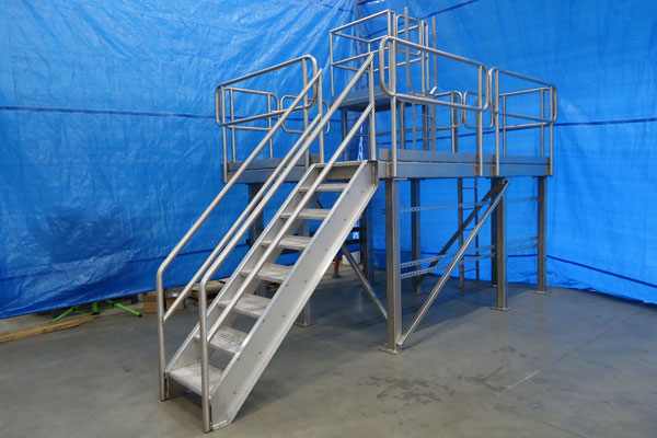 Fabrication and Design - Stainless Steel Stair